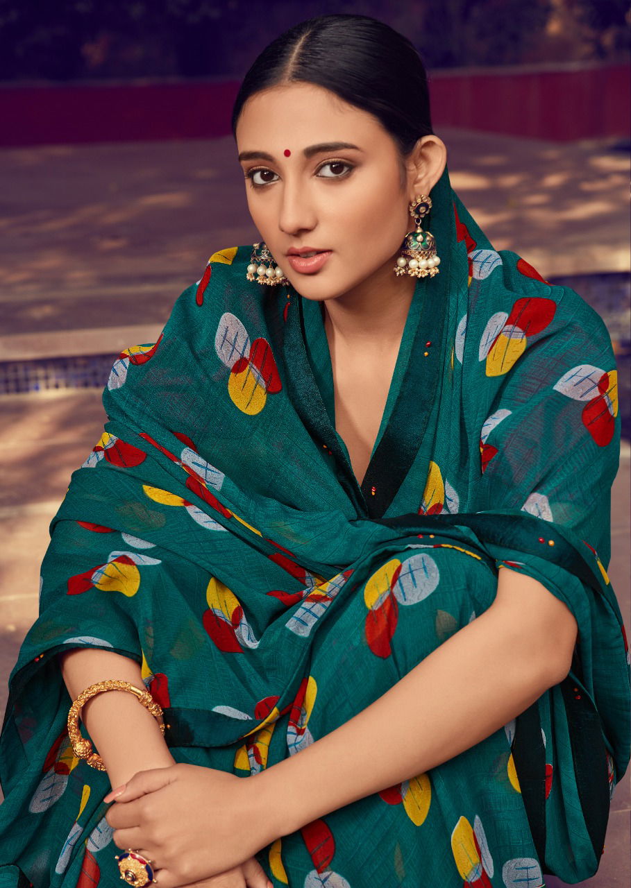 Kashvi Zubaida 2  Latest Fancy Designer Georgette Printed Saree Collection